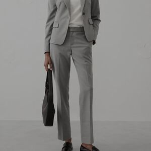 Banana Republic Factory Ryan Stretch Twill Pant Grey Sz 0 NWOT